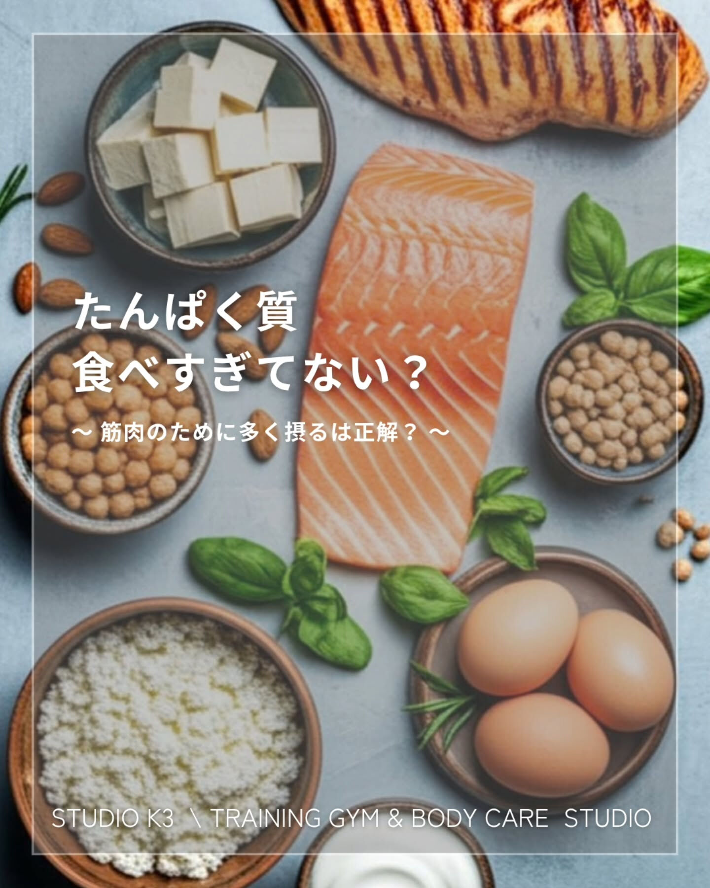 画像22057：\ \ たんぱく質、摂りすぎてない？ / /